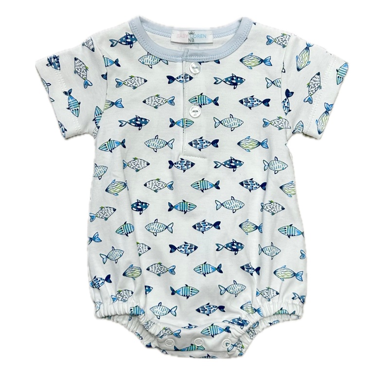 Baby Loren Bubble - Blue Fish