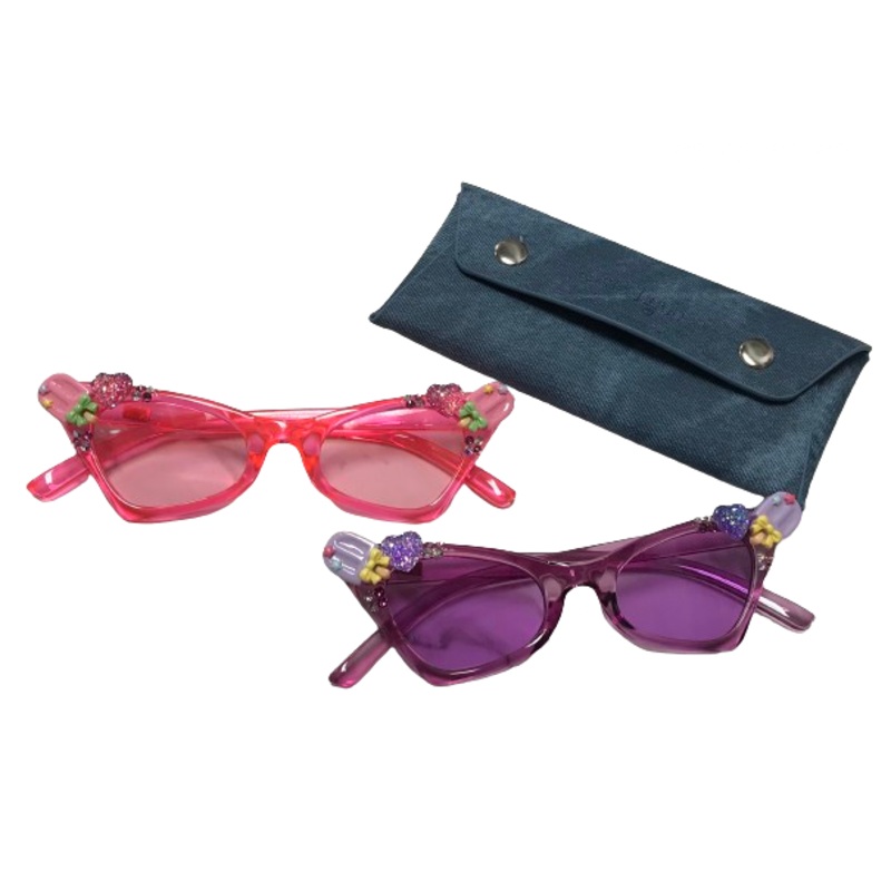 Bari Lynn Colorful Sunglasses with Ice Pop Charms
