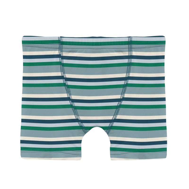 Kickee Stormy Sea Stripe Boys Boxer Briefs