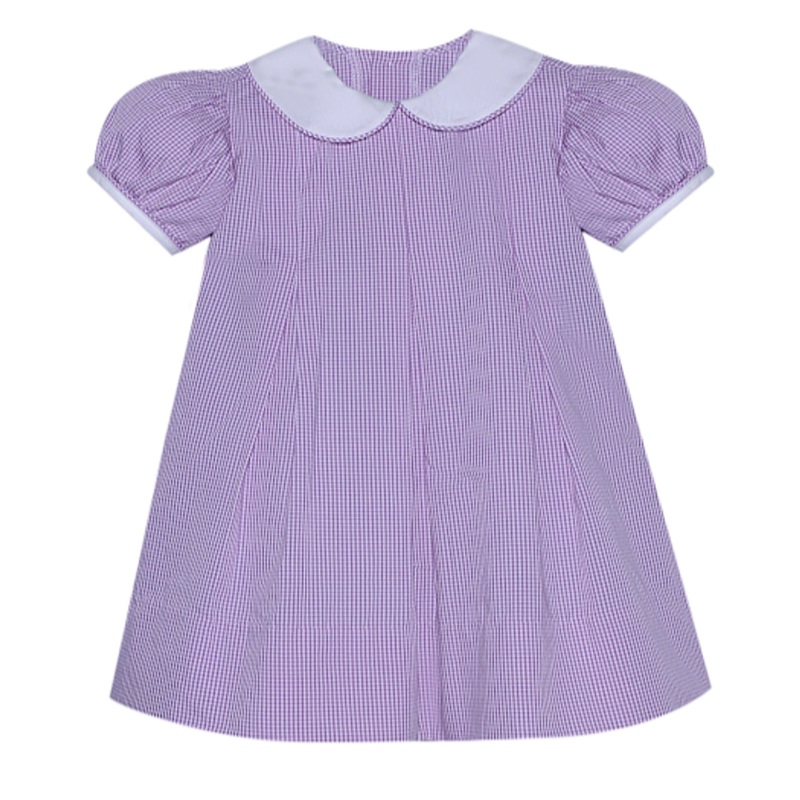 Lavender Gingham Reese Dress