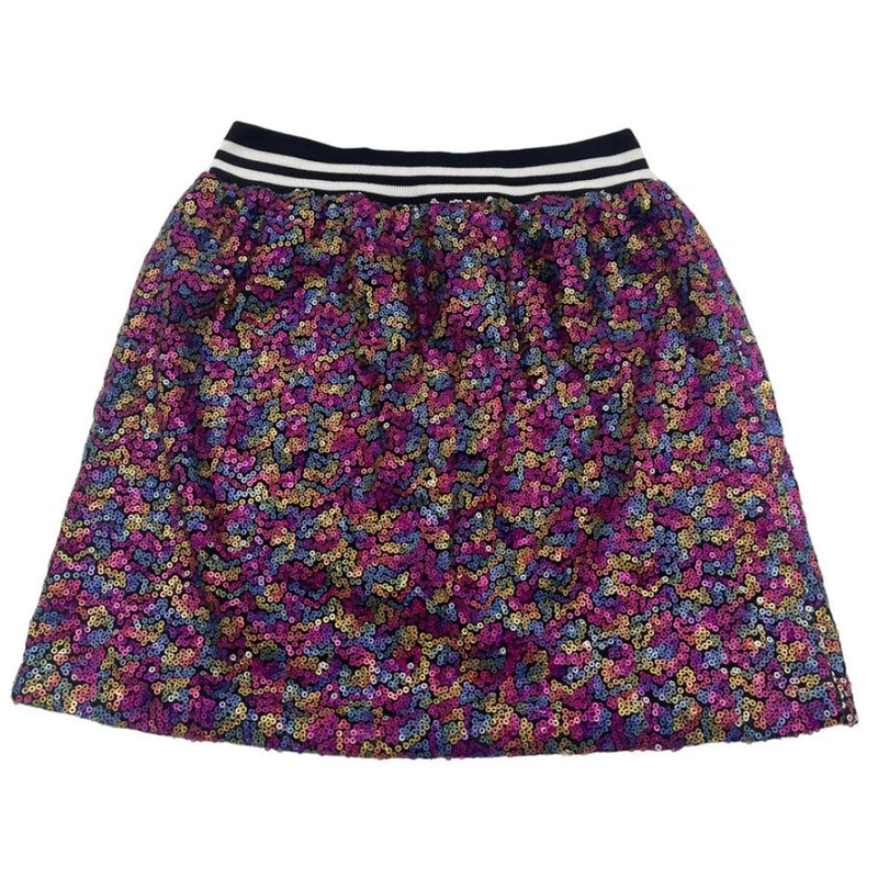 Rainbow Sequin Skirt