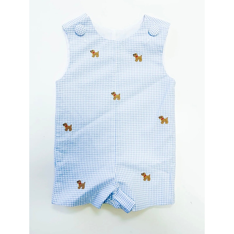 Zuccini Kids Jon Jon Embroidered Puppy