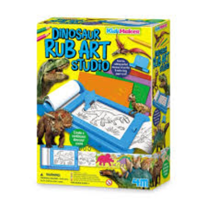 KidzMaker Dinosaur Rub Art Studio