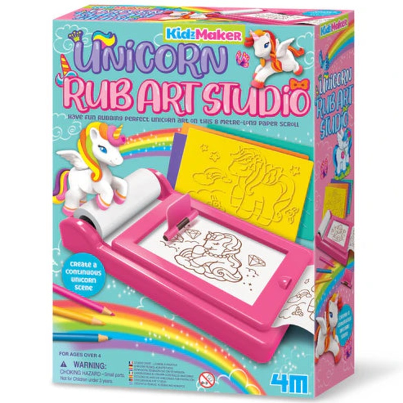KidzMaker Unicorn Rub Art Studio