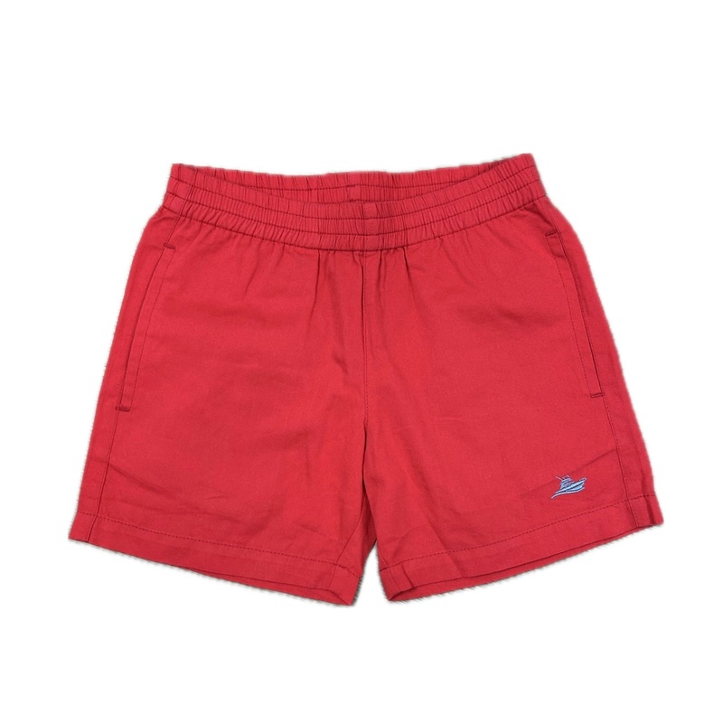 Southbound Cotton Play Shorts - Red