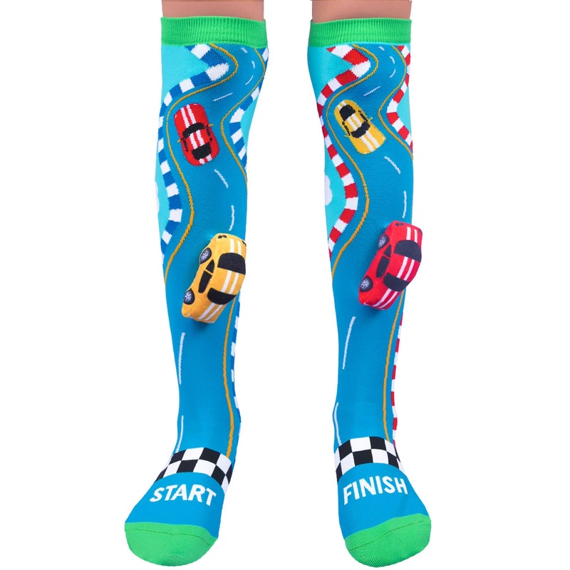 Madmia Crazy Socks - Racing Cars (Ages 6-99)