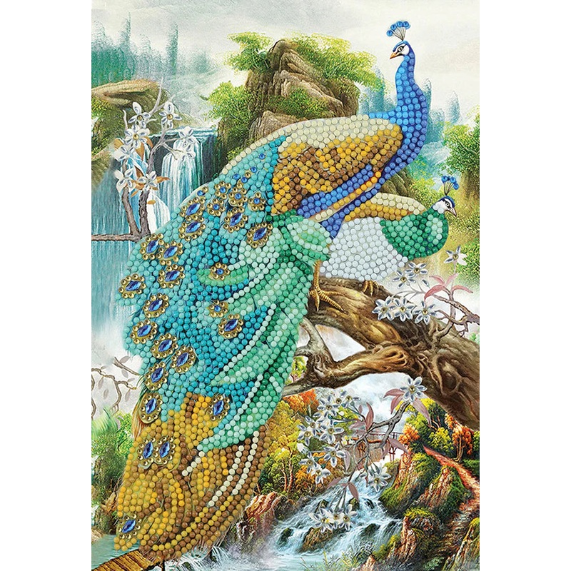 Notebook Kit: Peacock Waterfall