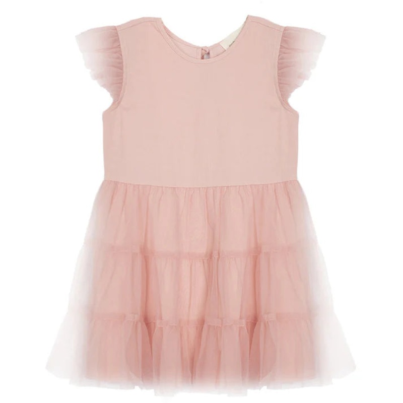Blooms & Blooms Rayon Tulle Dress
