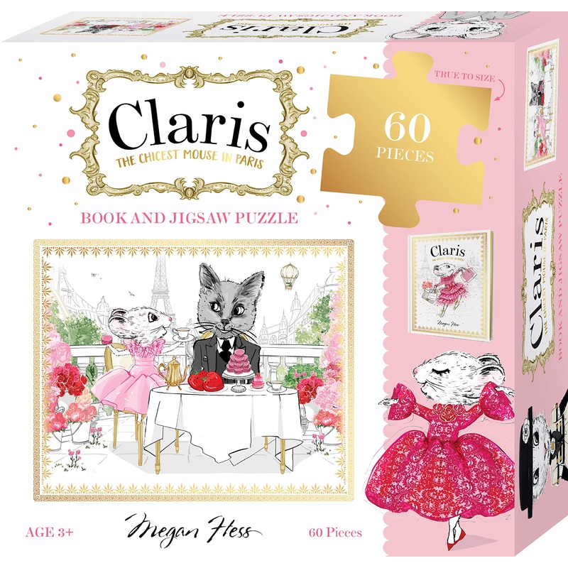 Claris in Paris Book & 60Pc Puzzle Set