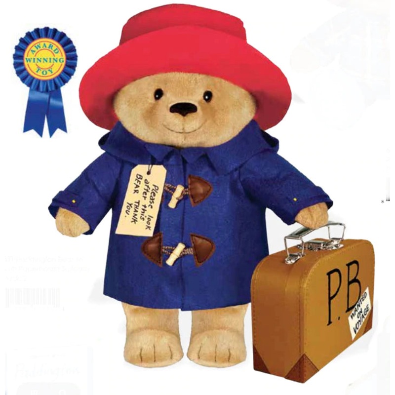 Classic Paddington 16" Soft Toy w/ Lunchbox