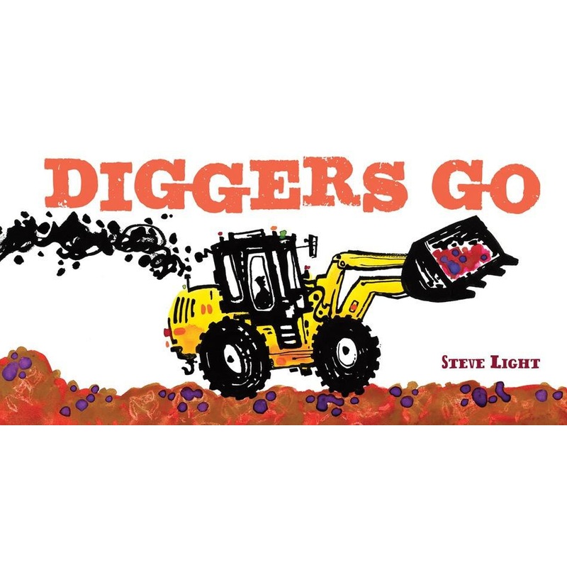 Diggers Go - Board Book