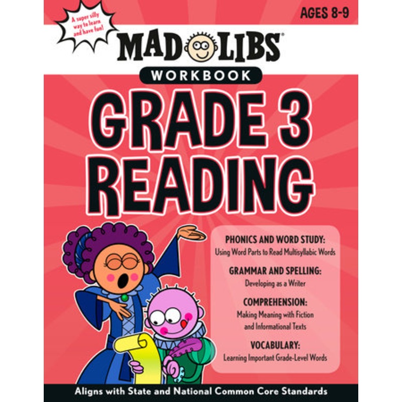 Mad Libs Workbook Grade 3 Reading