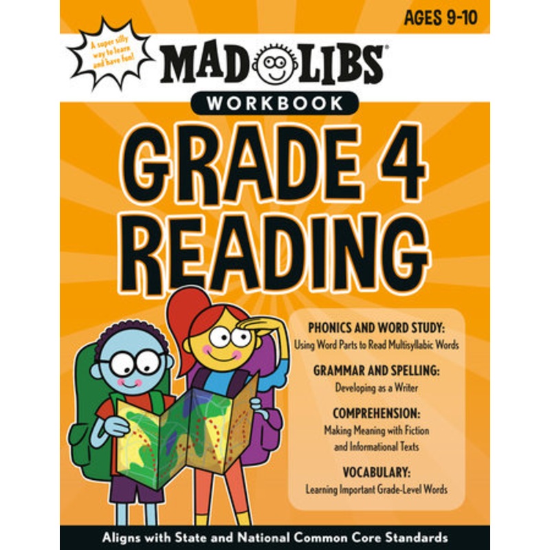 Mad Libs Workbook Grade 4 Reading