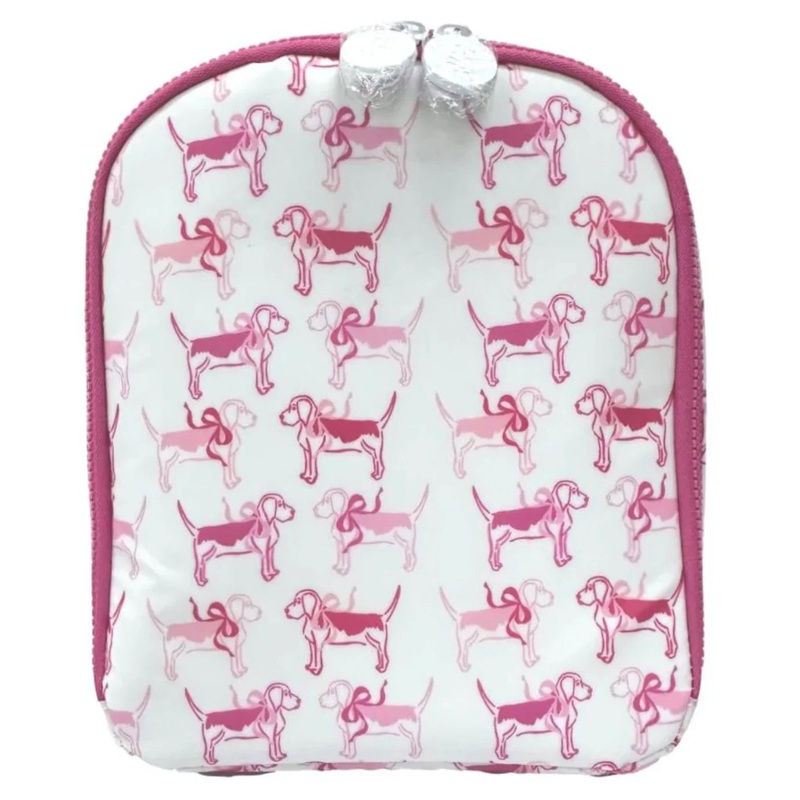 TRVL Bring It Insulated Lunch Bag - Pink Puppy Love