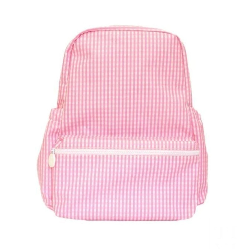 TRVL Mini Backpacker - Gingham Pink