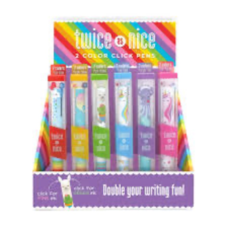 Twice as Nice 2 Color Click Pens