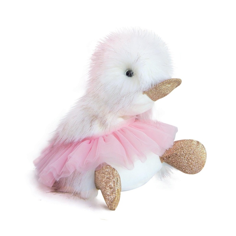 Coin Coin Plush Duck with Pink Tutu