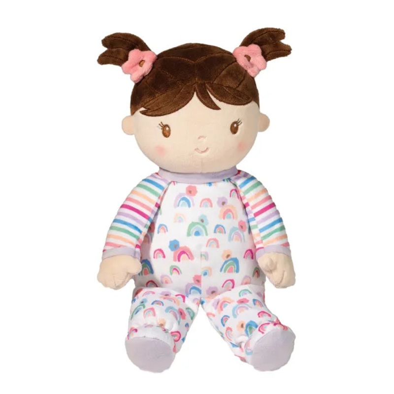 Douglas Plush Isabelle Doll - Rainbow Stripe