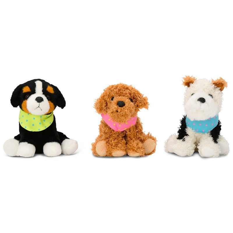 iScream Cozy Pups Furry Plush