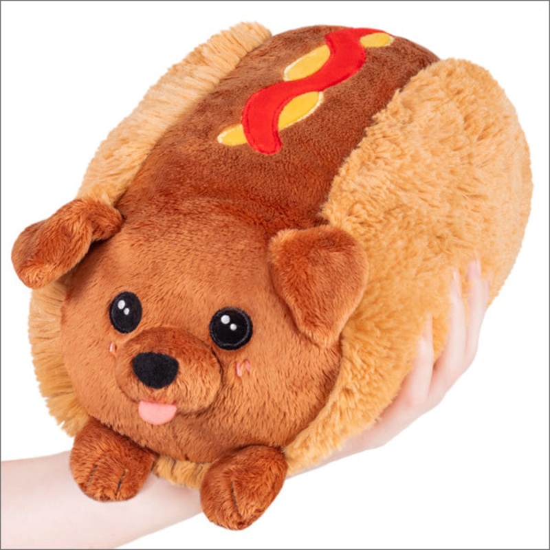 Mini Dachshund Hot Dog Comfort Food Squishable