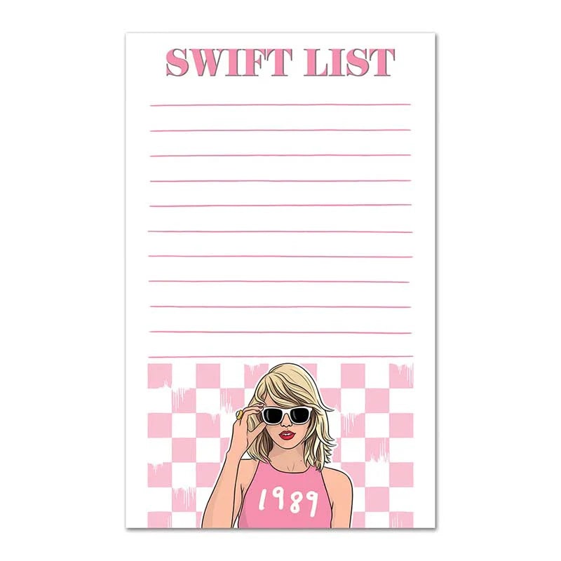 Taylor Swift List Notepad