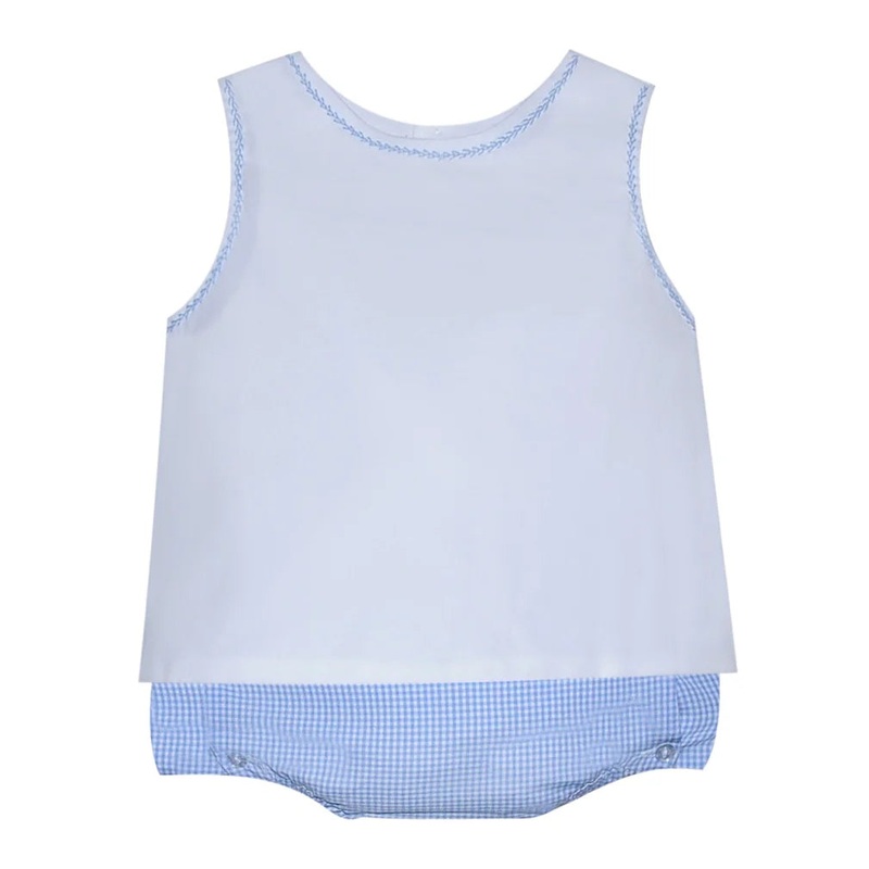 Baby Sen Bailey Diaper Set Blue Stitch
