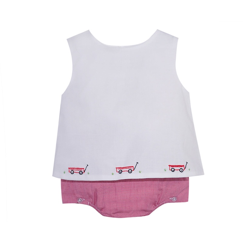 Baby Sen White Bailey Diaper Set Wagon