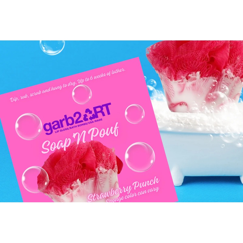 Garb2Art Soap N' Pouf