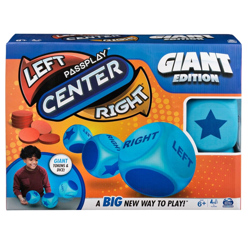 LEFT RIGHT CENTER! Board Game - Giant Edition