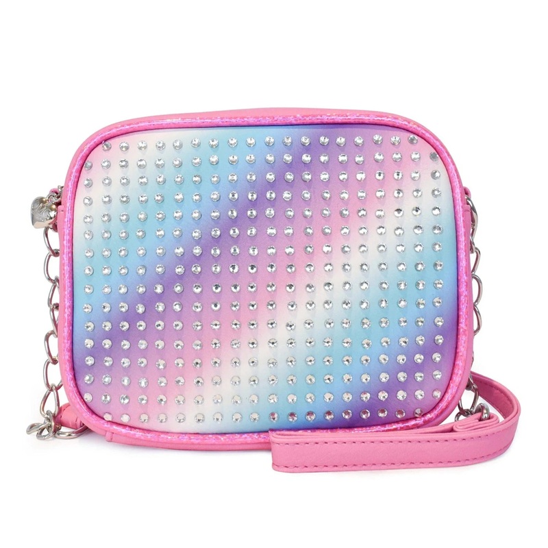 OMG! Accessories Rhinestone Ombre Crossbody