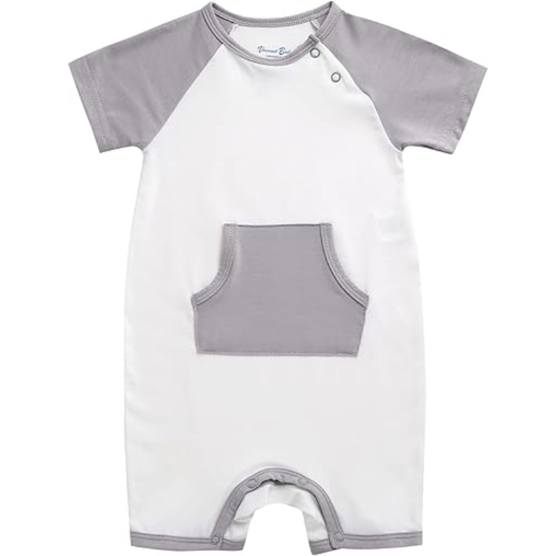 Vaenait Baby Grey Baby Romper