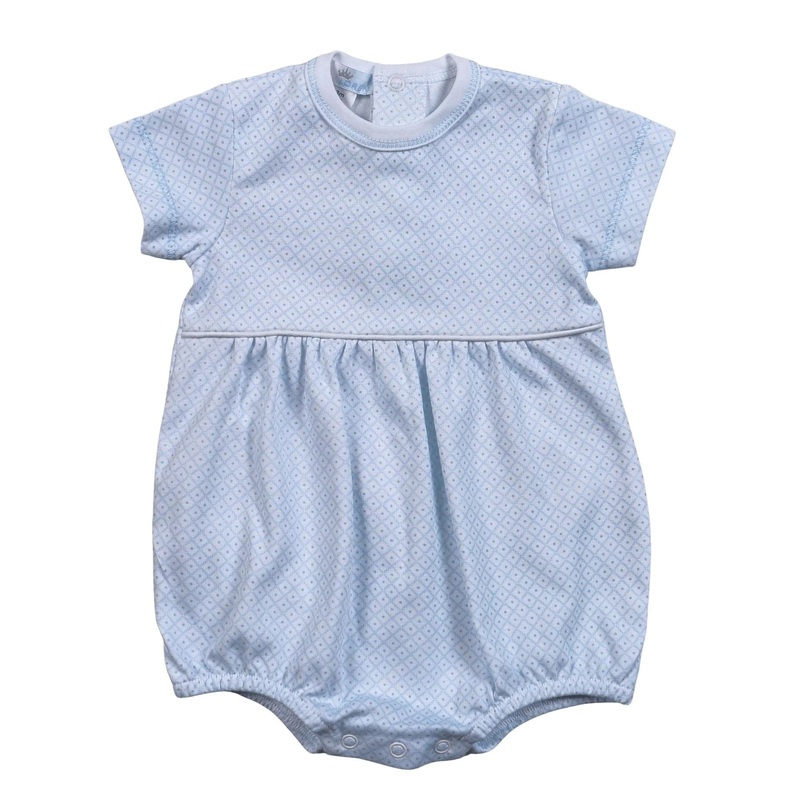 Baby Loren Blue Diamond Pima Bubble