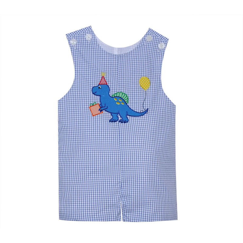 Baby Sen Royal Blue Hayes Shortall - Party Dinosaur