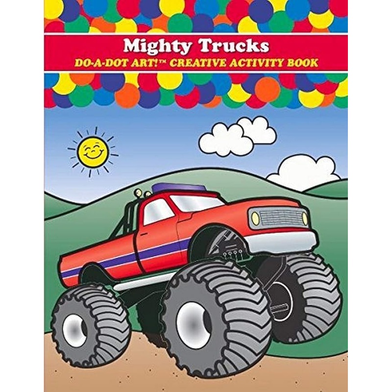 Do A Dot Art! Creative Activity Book - Mighty Trucks