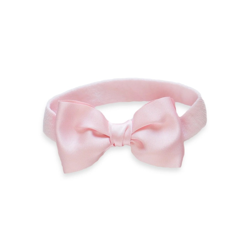 Eva's House Big Grosgrain Bow Soft Nylon Headband