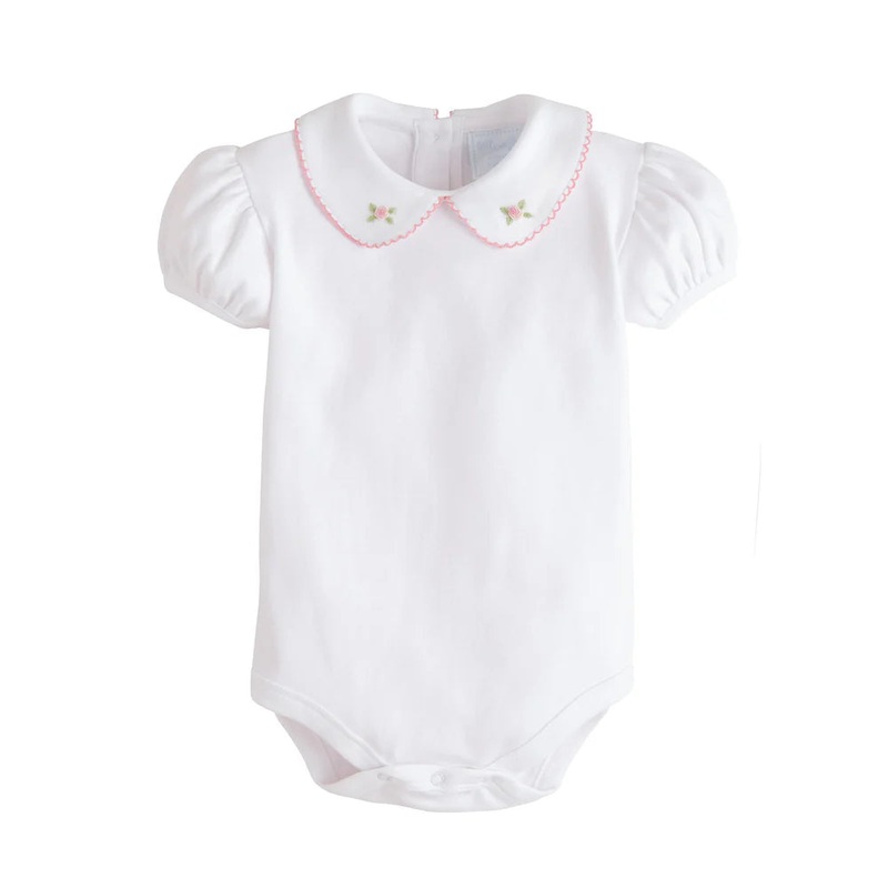 Little English Pinpoint Rose Blouse