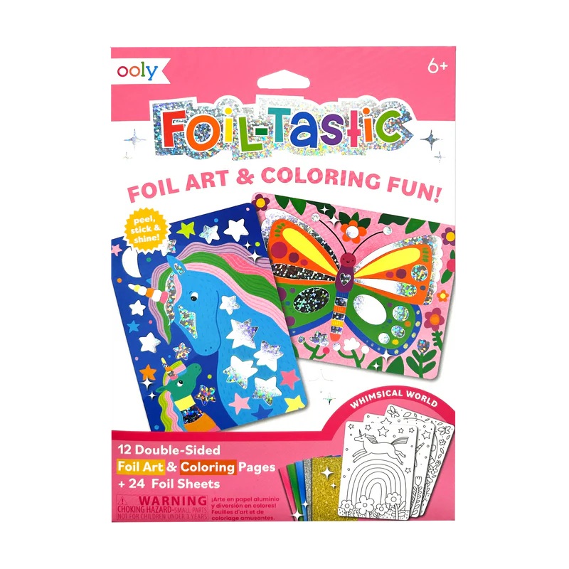 Ooly Foil-tastic Foil Art Kit - Whimsical World