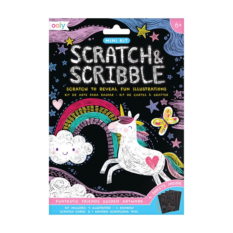 Scratch&Scribble Mini Kit - Funtastic Friends