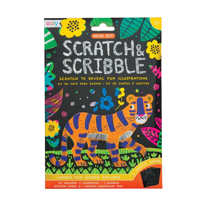 Scratch & Scribble Mini Kit - Jungle