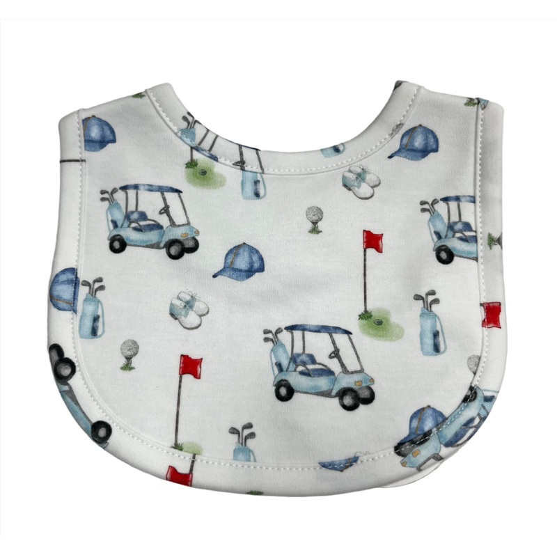 Baby Club Chic Golf Club Printed Bib