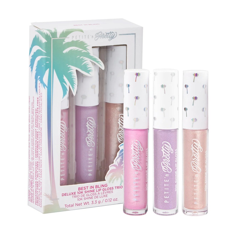 Best in Bling Deluxe 10K Shine Lip Gloss Trio
