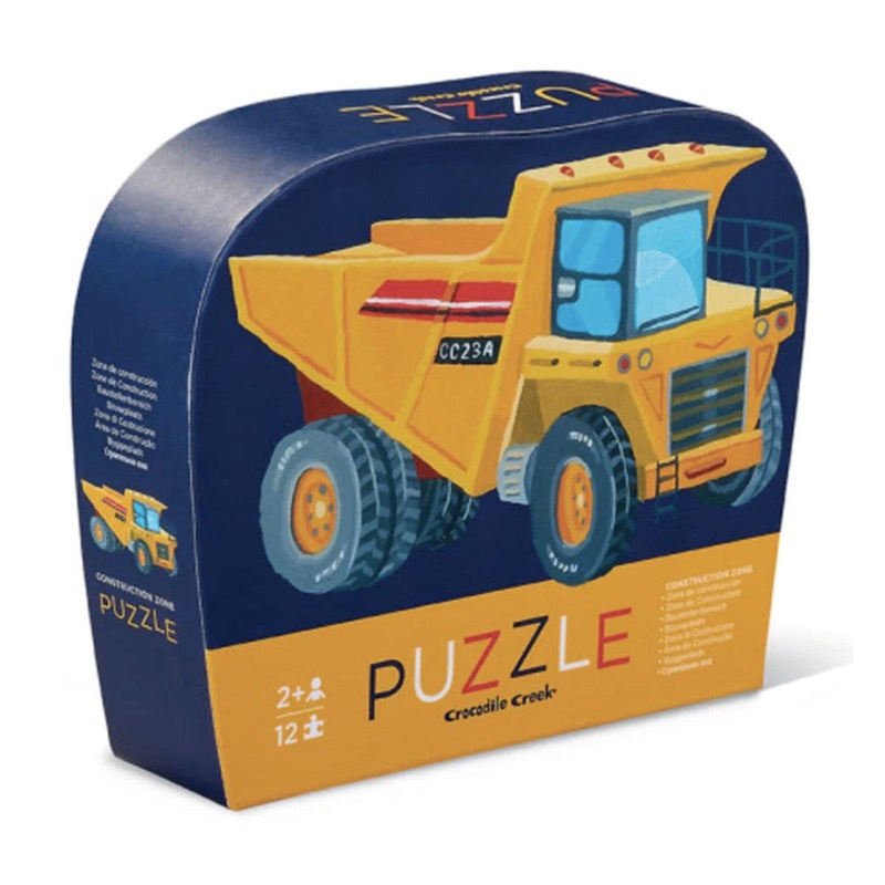 Crocodile Creek 12Pc Mini Construction Zone Puzzle