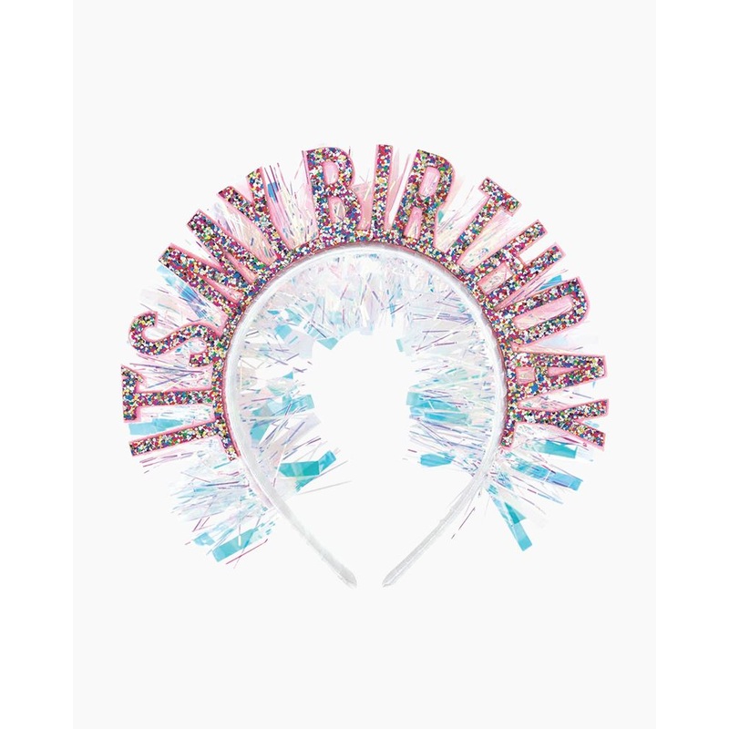 It's My Birthday Tinsel Party Headband
