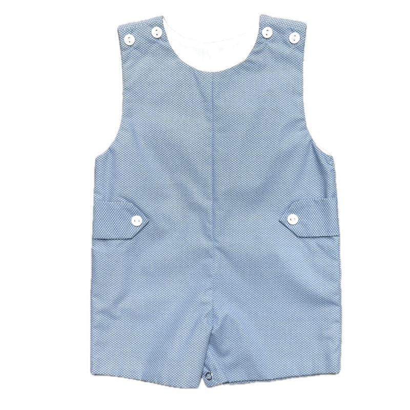 Lulu Bebe Blue Diamond Print Jon Jon