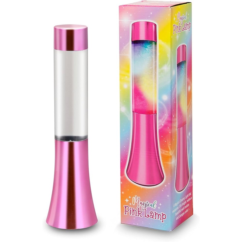 Magical Pink Glitter Lamp