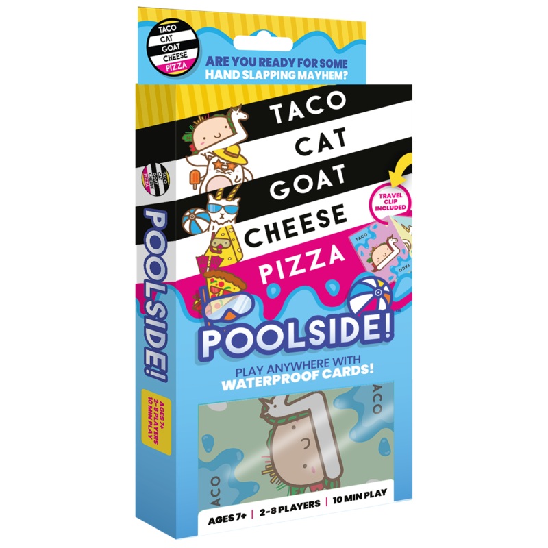 Taco Cat Goat Cheese Pizza Card Game - Poolside Edition