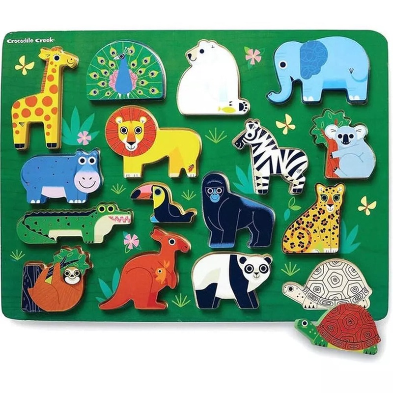 16 piece Stacking Wooden Puzzle (Assorted)