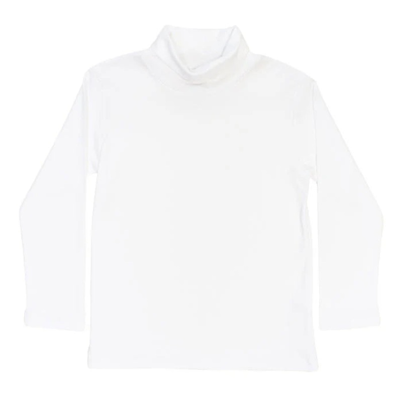Bailey Boys White Knit Unisex Turtle Neck