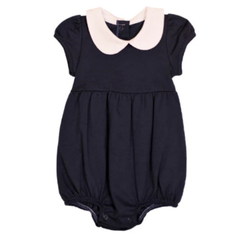 Bambinos Navy Bellaire Knit Bubble