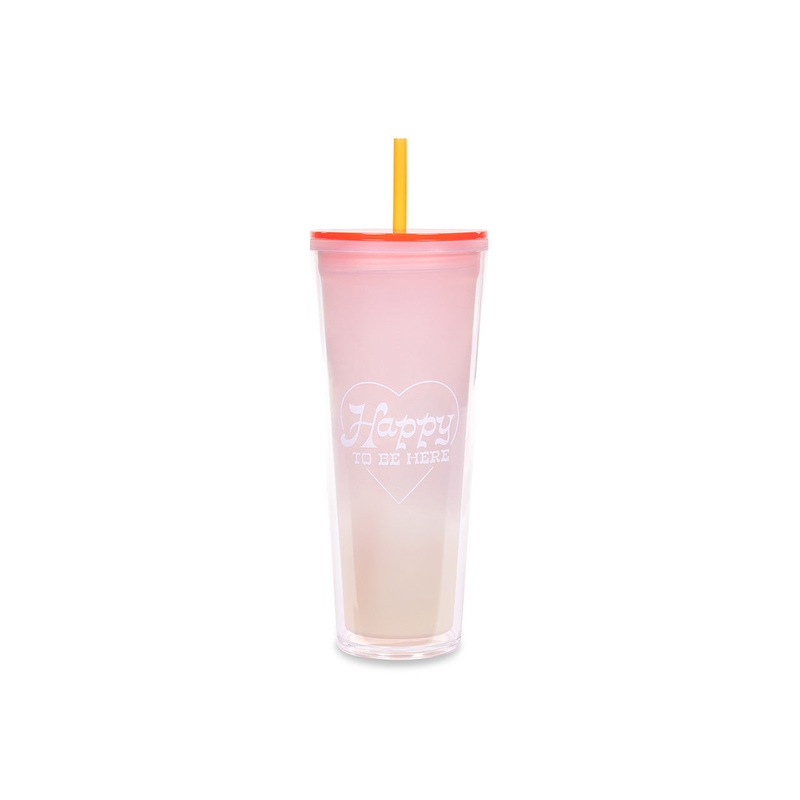 Color Changing Sip Sip Tumbler - Happy to Be Here